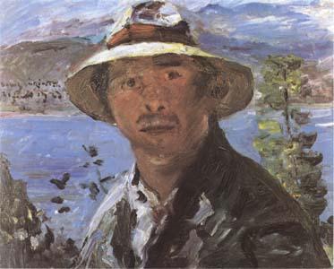Lovis Corinth Self-Portrait with Straw Hat (mk09)